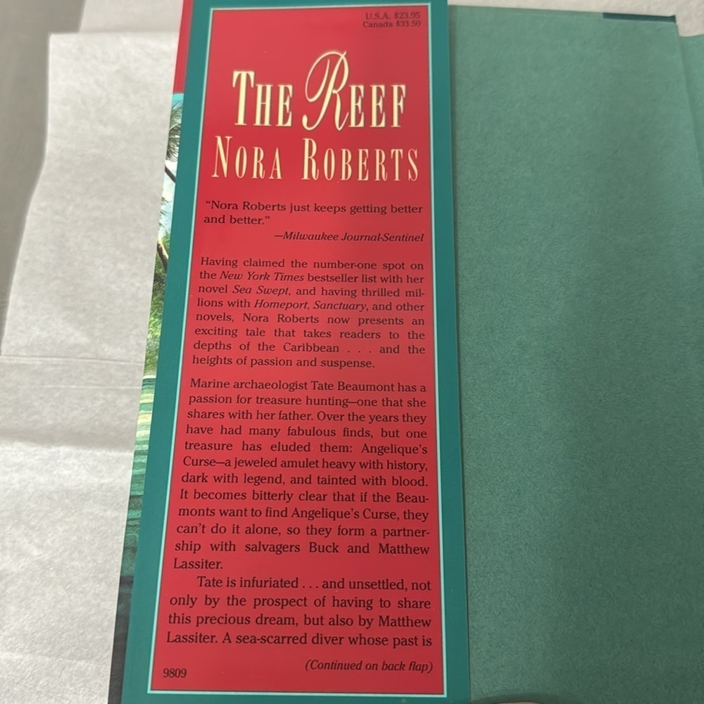 The Reef By Nora Roberts - Picture 3 of 4
